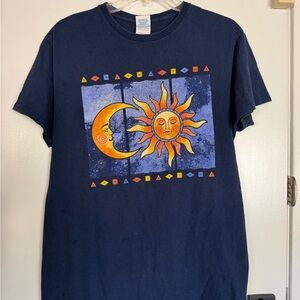 Sun & Moon vintage T-Shirt medium